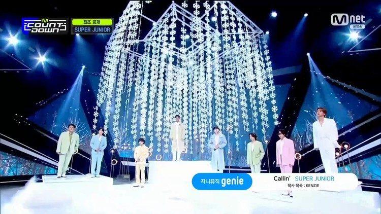 super junior《callin"》回归初舞台 220303 mcd