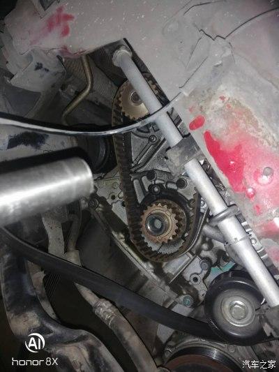 成都车友508换正时皮带,在教大家喇叭修复_标致508_之