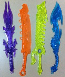 透明塑料水晶玩具刀