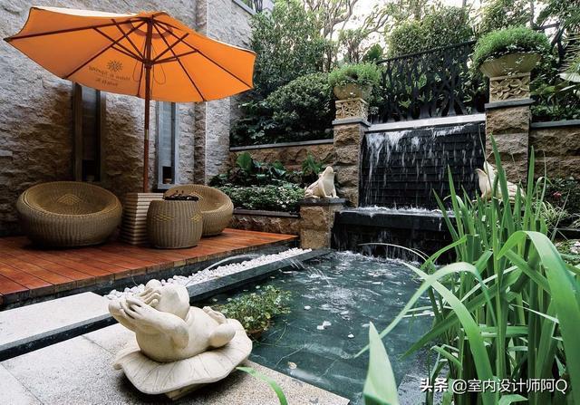 别墅带水池和游泳池案例,大家可以借鉴一下