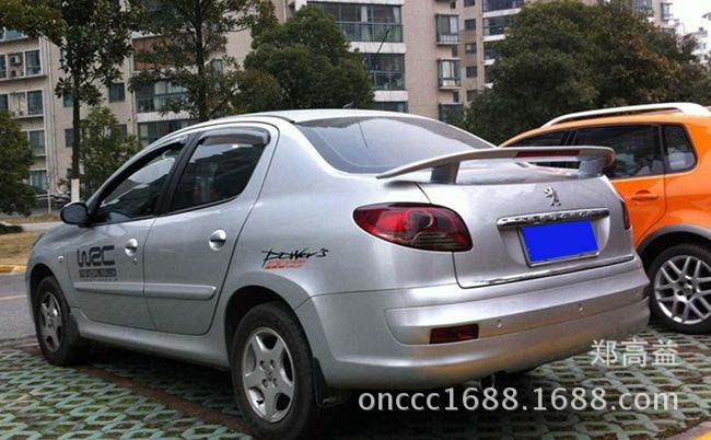 批发供应 标致207三厢专用汽车尾翼 peugeot 207 定风翼改装件图片_6