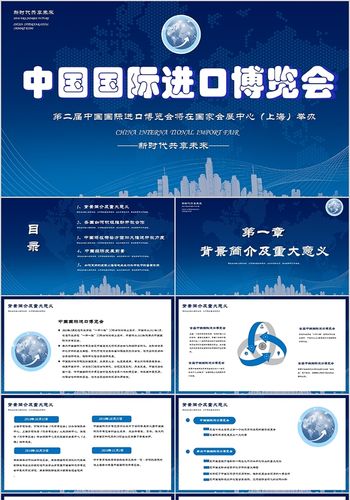 国际背景ppt模板