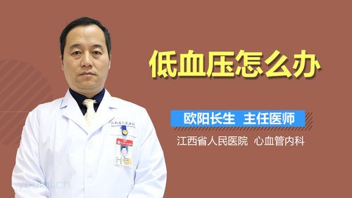 低血压怎么办?
