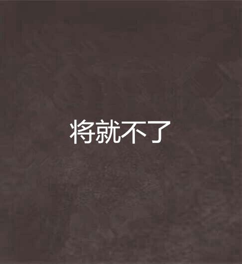 将就不了
