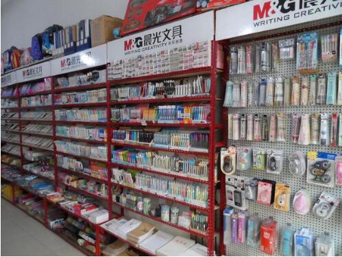 学校门口文具店效果图要注意什么货架摆放有什么技巧