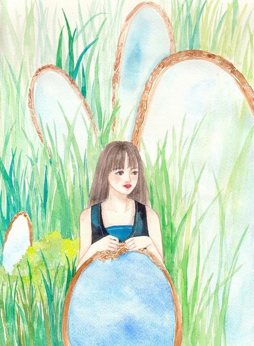 镜子_涂鸦王国 原创绘画平台 www.poocg.com