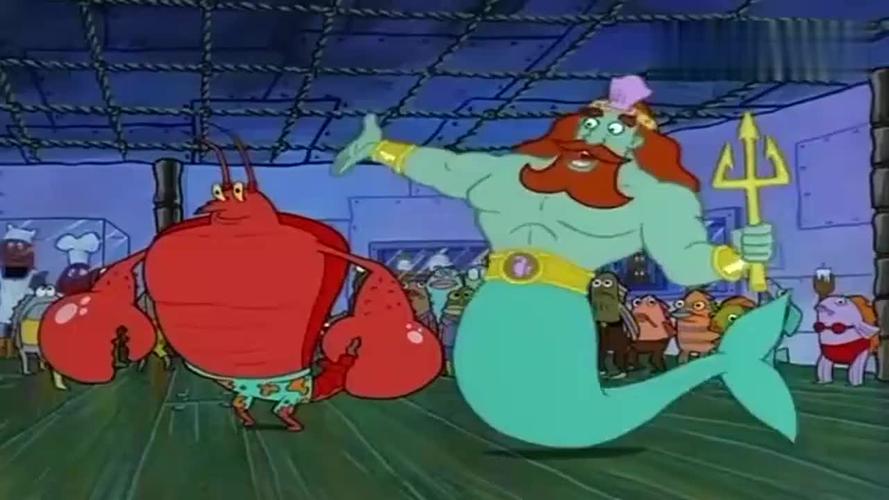 海神王不承认海绵宝宝的能力故意刁难海绵宝宝