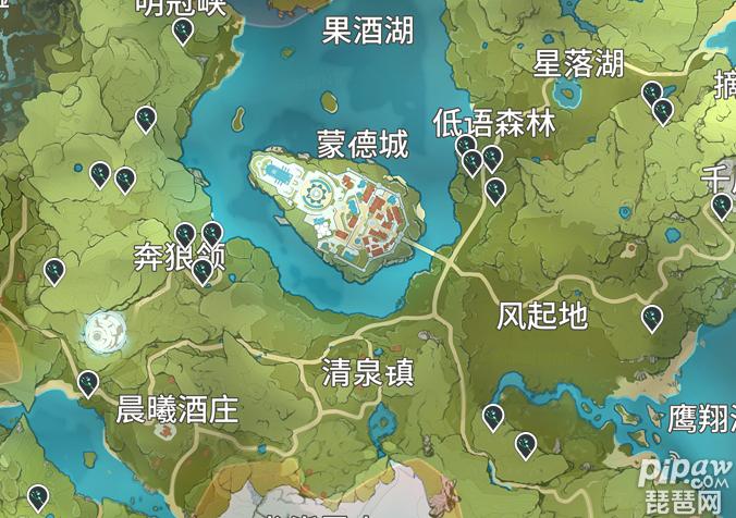 原神小灯草地图位置 小灯草多久刷新