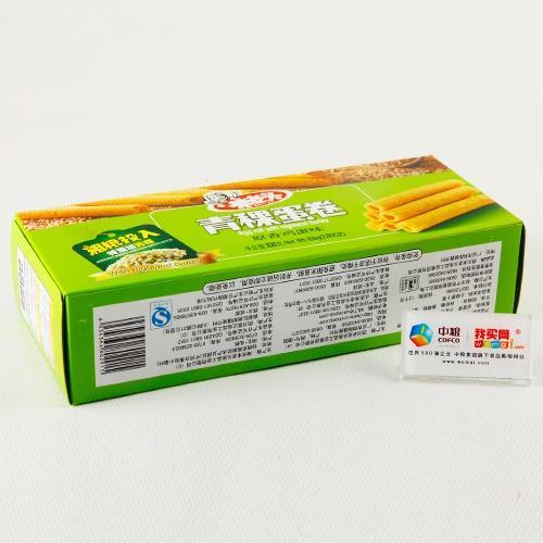 米老头青稞蛋卷鸡蛋味盒装108g