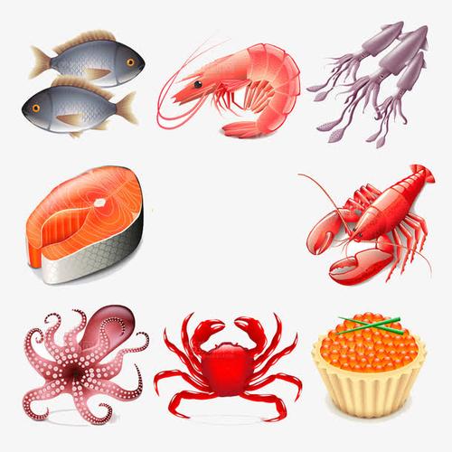 关键词 : 海鲜,卡通,龙虾
