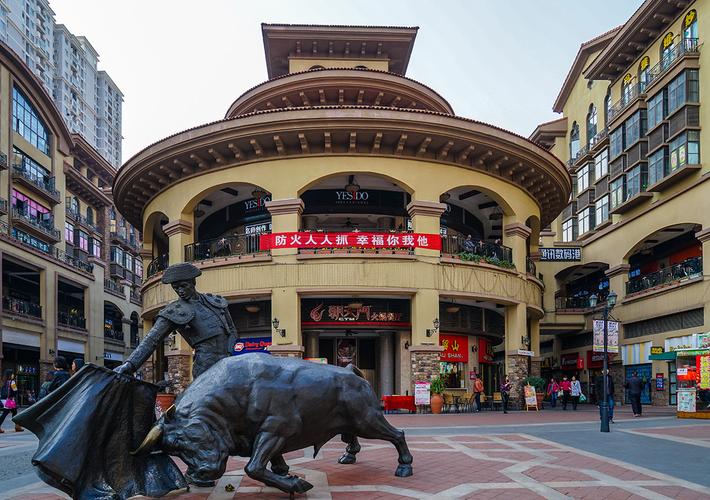 武汉光谷步行街欧洲风情街