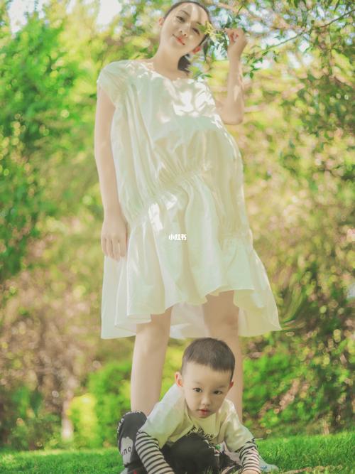 帮姐姐拍的孕妇亲子照