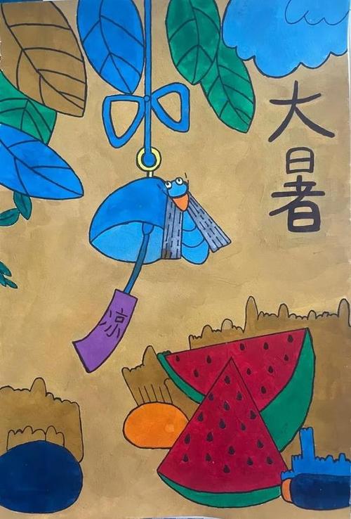 洛阳幼儿师范学校2020级学生"二十四节气"主题绘画作品欣赏