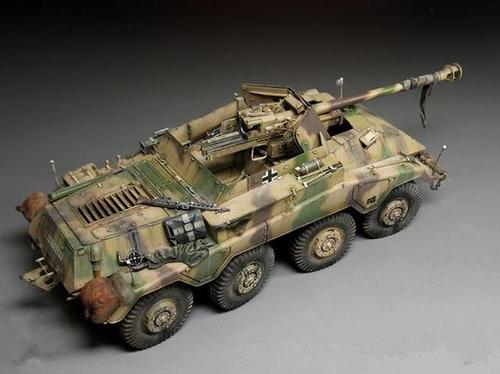 盘点二战德国8轮重型装甲车的几个变型:轮式步战车的