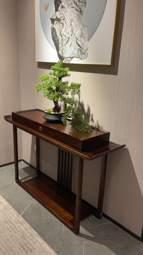 入户必备新中式玄关桌_玄关_新中式玄关_家居家装_家具