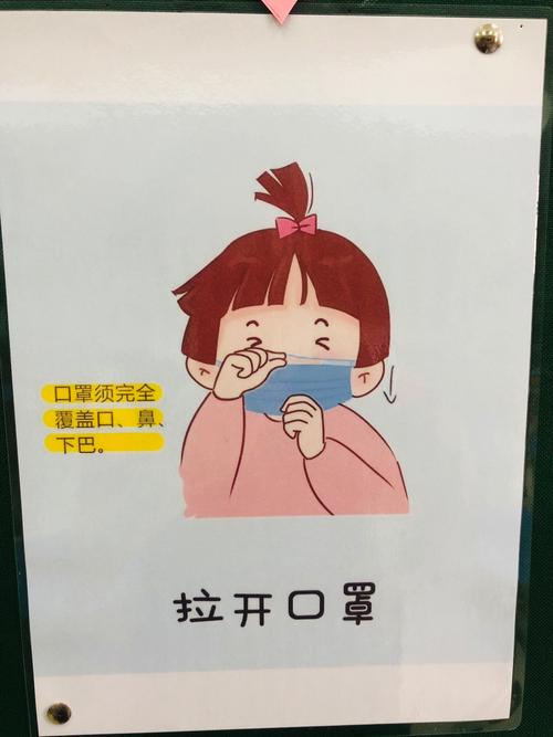 看图说话《我会戴口罩》