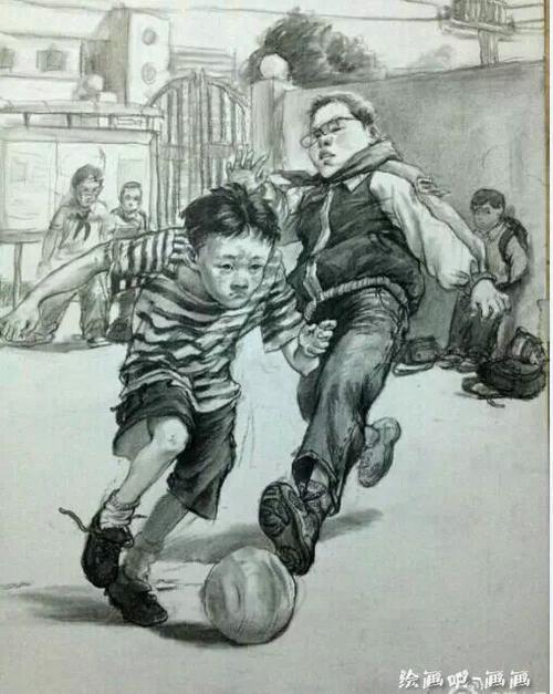 踢足球