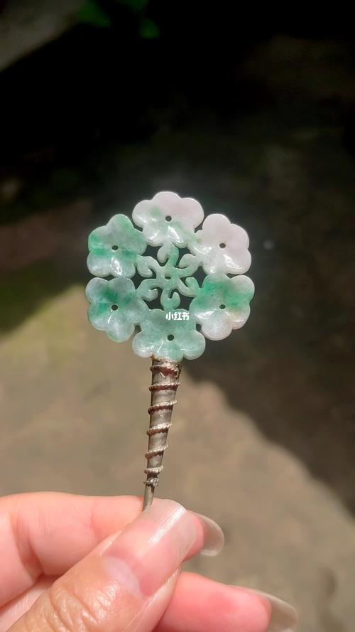 清代老翡翠发簪_翡翠_发簪_时尚_配饰