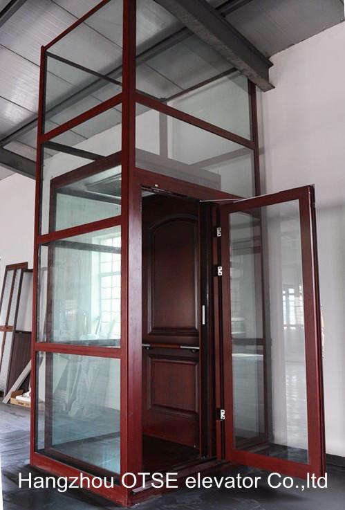 家用螺杆电梯无障碍升降平台小型别墅观光电梯