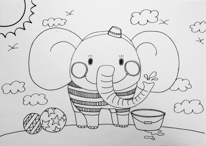 儿童画范画