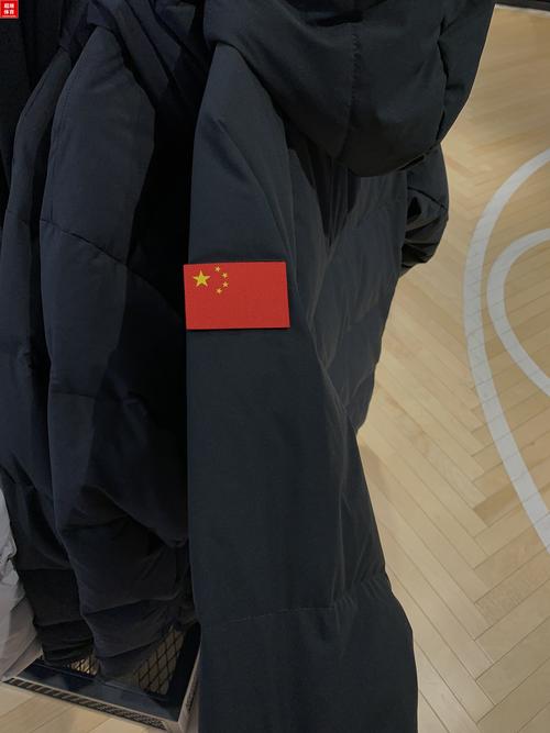 中国李宁训练男 时尚国旗臂章魔术贴防风防寒保暖长羽绒服aymq135