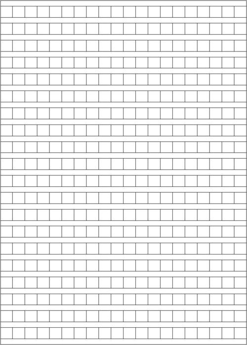 20×20格子信纸