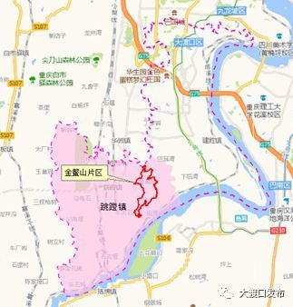 那就是大渡口区的 金鳌山片区 金鳌山片区位于跳磴镇东部,北接鳌山村