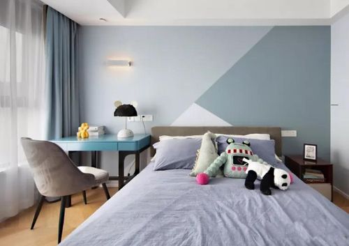 西安旧房翻新:乳胶漆这样刷,卧室的高级感竟是一点不差壁布!