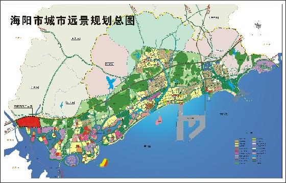 海阳市城市远景规划总图