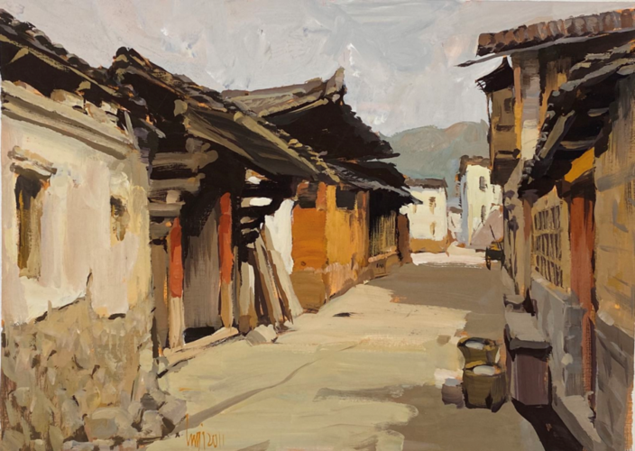 经典重现 —陆琦水粉写生风景作品选