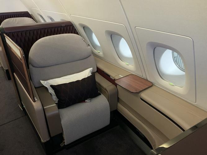卡塔尔航空 qr874 doh-can 多哈-广州 a380 头等舱