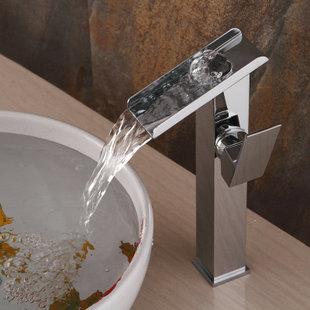 瀑布水龙头 冷热 面盆