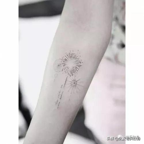 纹身素材烟花