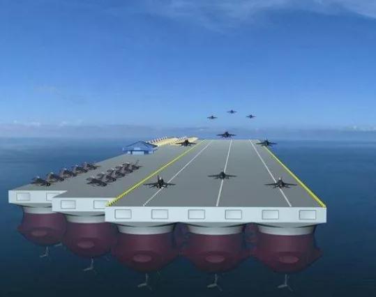 中国浮岛航母有多厉害排量可达50万吨战略用途明显