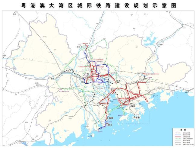 南北向交通廊道形成广州都市圈重要的实现与广花城际,18号线的跨线