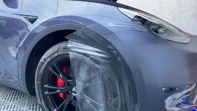 把刚到手的特斯拉 model y 改造后,我想说说……|轮毂