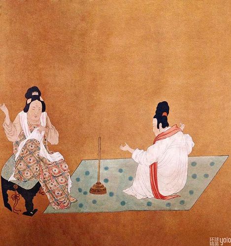 尝见六朝人画《捣衣图》,其制如此."文学家沈从文认为,传世古画中只有