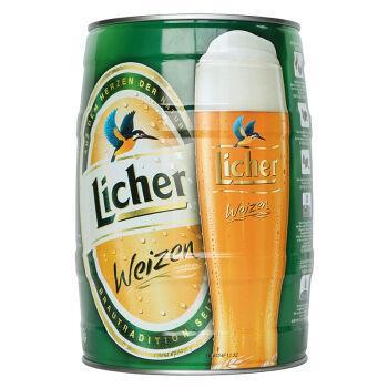 德国进口啤酒力兹堡licher小麦啤酒5l1桶装