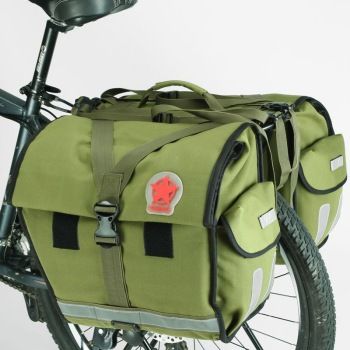 乐炫roswheel 14686户外远征系列川藏线防水帆布驮包自行车山地车骑行