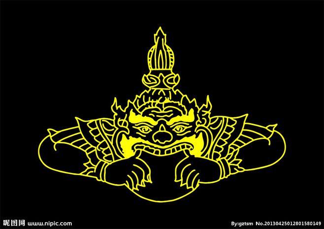 拉胡天神矢量图大图 点击还原