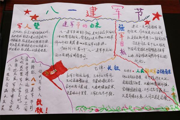 图为黄水镇监察室主任王春制作的手抄报