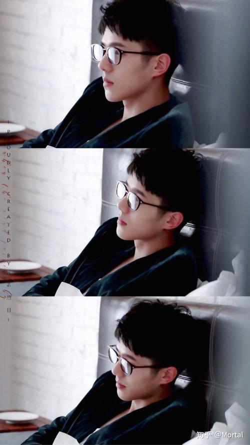 戴眼镜的昊然也很好看啊