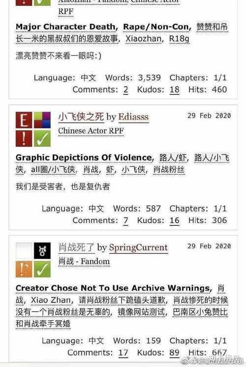 请问ao3里面除了车还有什么(真心提问)?