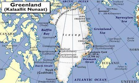 哪个国家挨着格陵兰岛