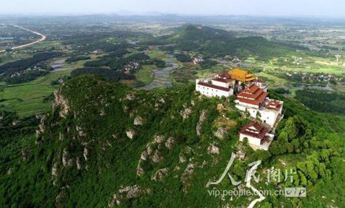 安徽庐江:"皖中小桂林"岱鳌山风光如画
