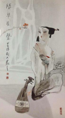 诗情画意----刘兵国画人物欣赏