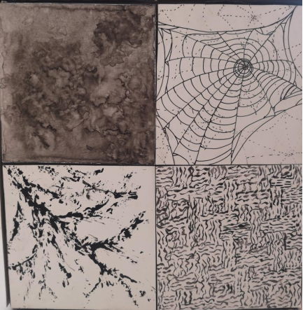 其它 《设计构成》优秀作业展 写美篇第四阶段:肌理构成    这个阶段