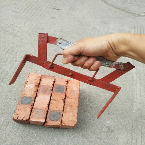 砖夹 砖钳 砖具钳子砖头砖夹子红砖4块多孔砖夹方孔砖夹搬砖夹子
