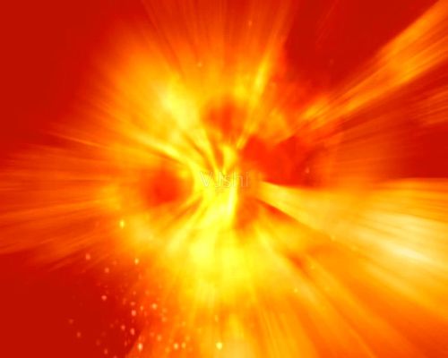 高清金光四射红色视频背景素材