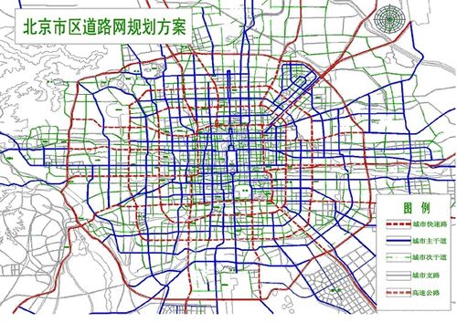 北京市路网规划图